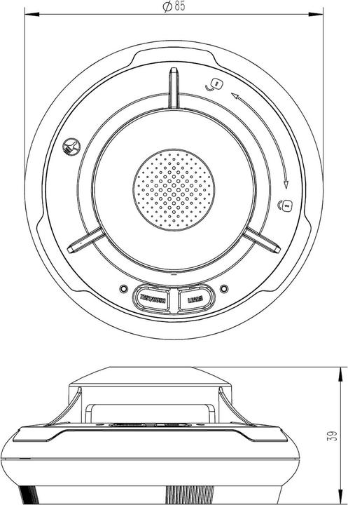 Produktbild Wiltec Rauchmelder vernetzt 10x Funk Feuermelder 10 Jahre Batterie Brandmelder