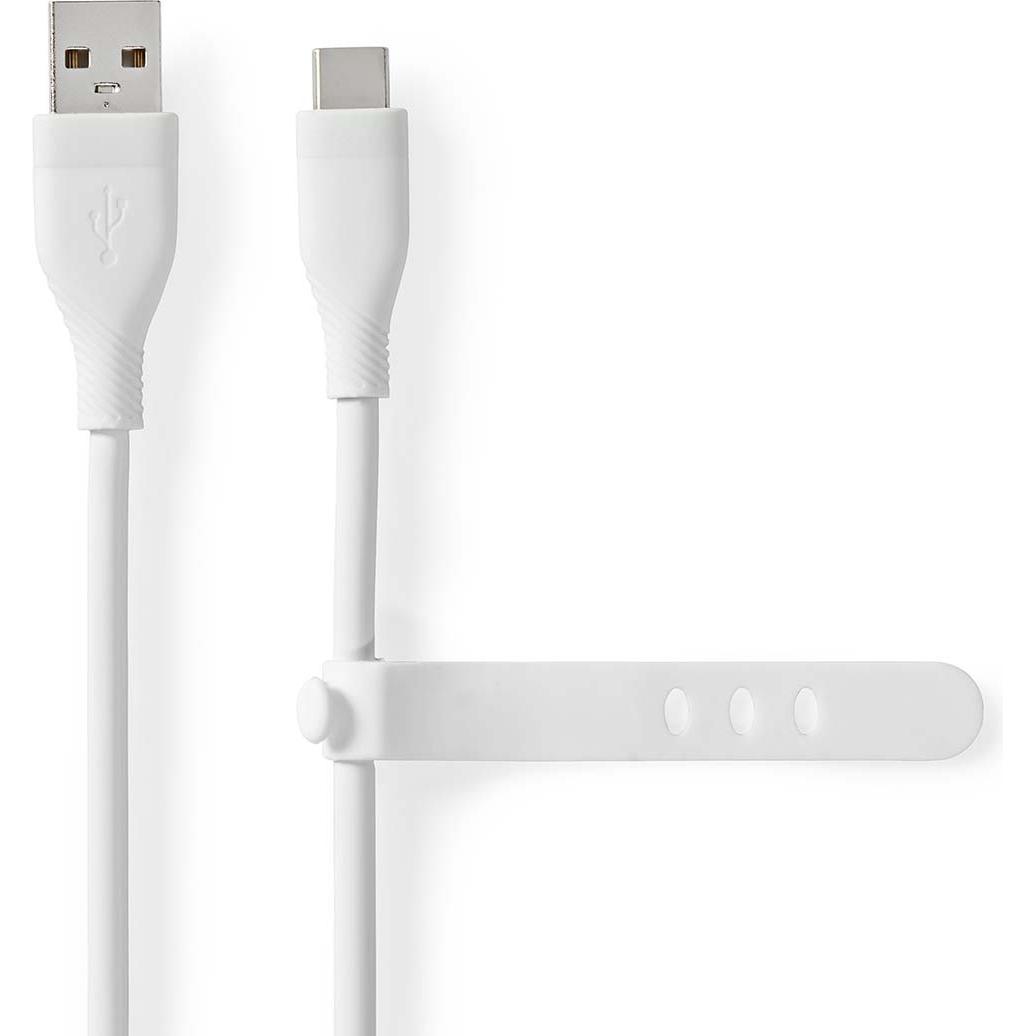 Thumbnail - Nedis USB-Kabel USB 2.0 USB-A Stecker USB-C™ Stecker 15 W 480 Mbps Vernickelt 1.50 m (1.50 m, USB 2.0), USB Kabel