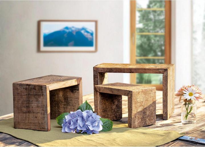 Actual product image Angela Bruderer Dekobank "Rustikal», 3er-Set