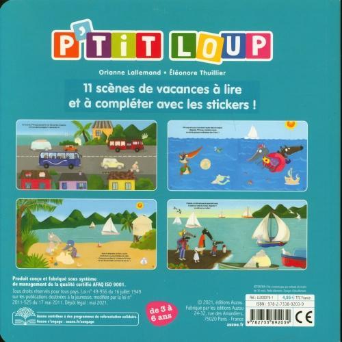 Image du produit P'tit Loup / Mon cahier d'autocollants / C'est l'été!