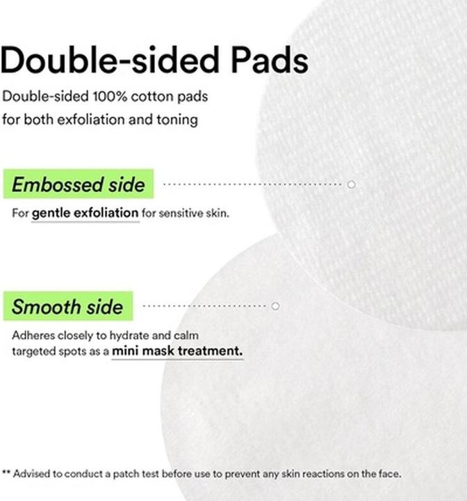 Actual product image Abib - Heartleaf Spot Pad Calming Touch (Facial cleansing wipes, 120 ml)