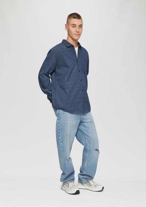 Produktbild S.Oliver Hemd Regular Fit: Hemd mit All-over-Print (XS)