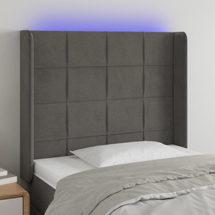 Actual product image vidaXL LED Kopfteil (83 x 16 x 128 cm)