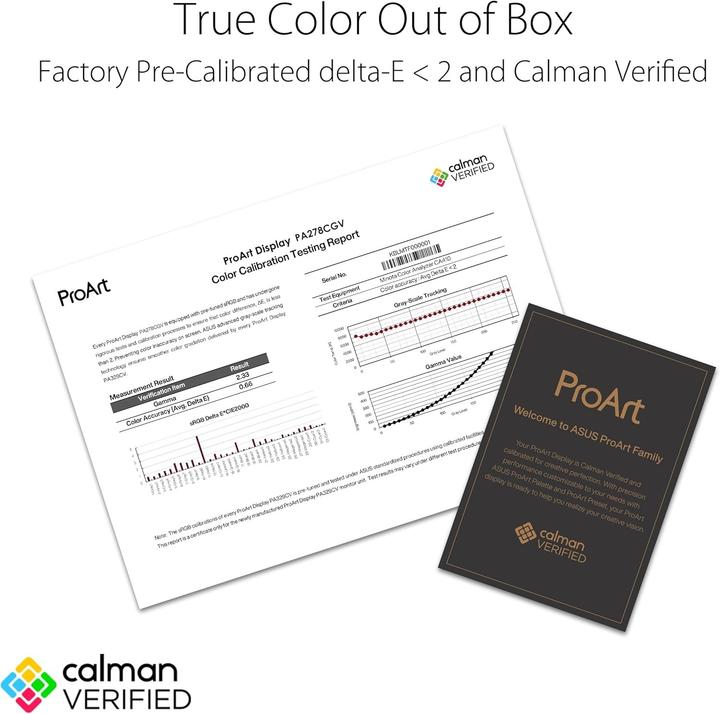 Productafbeelding ASUS ProArt PA278CGV (2560 x 1440 pixels, 27")