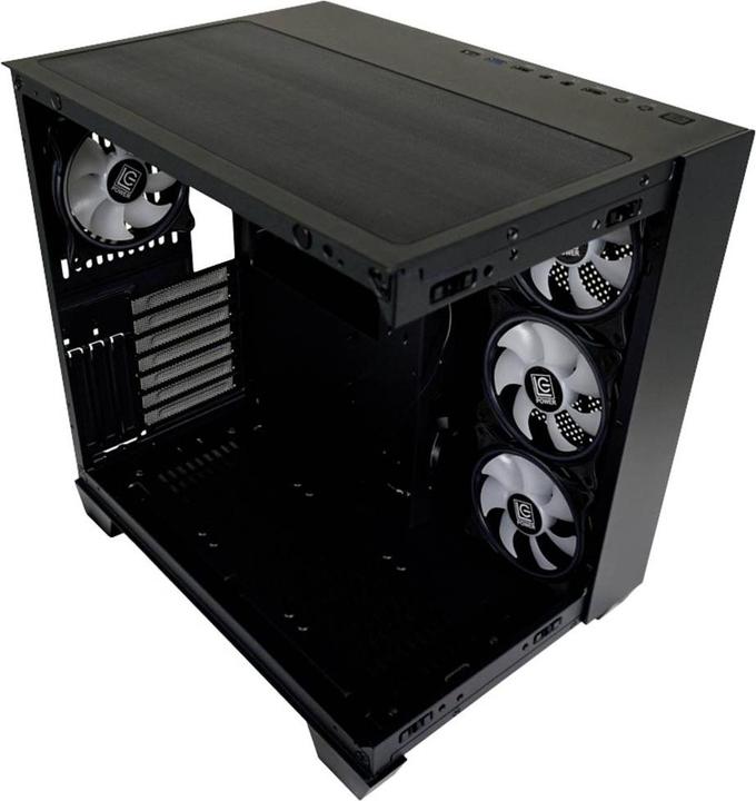 Actual product image LC-Power Gaming 809B Dark Storm X (mATX, Mini-ITX, ATX, E-ATX)