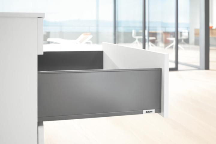 Actual product image Blum Flexible front drawer sets LEGRABOX pure C, silk white