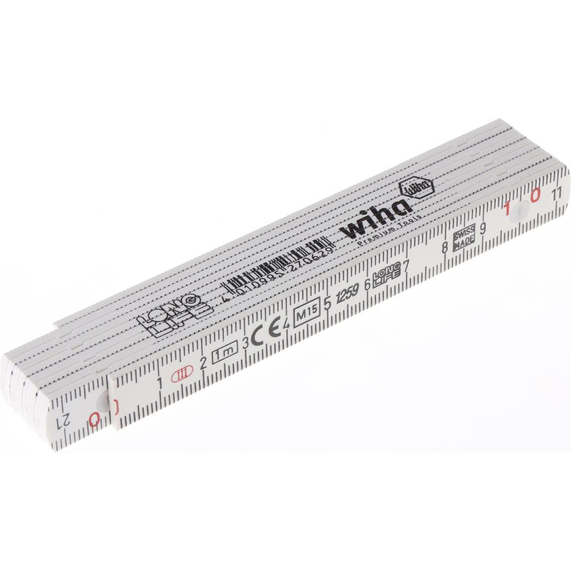 Thumbnail - Wiha, Längenmesswerkzeug, Zollstock 1 m Polyamid Longlif (Metrisch)