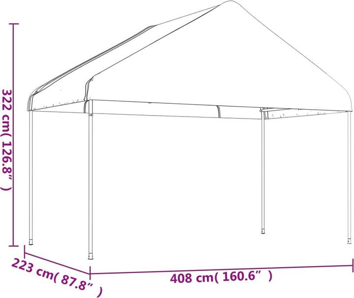 Produktbild VidaXL Otto (669 cm, 408 cm)