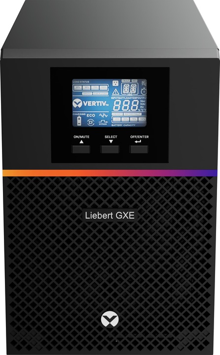 Produktbild Vertiv Liebert GXE3-1000IMT Unterbrechungsfreie Stromversorgung (USV) Doppelwandler (online) 1 kVA 900 W 8 (1000 VA, 900 W)