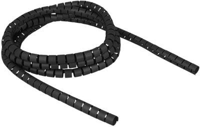 Actual product image Audiolab Spiral hose, 10mm Ø, black, roll 100m (Cable spiral hose, 10000 cm)
