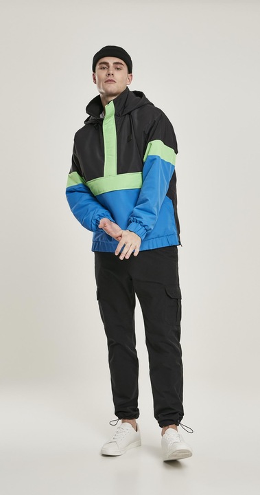 Produktbild Urban Classics 3-Tone Neon Mix Pull Over Jacket (XL)
