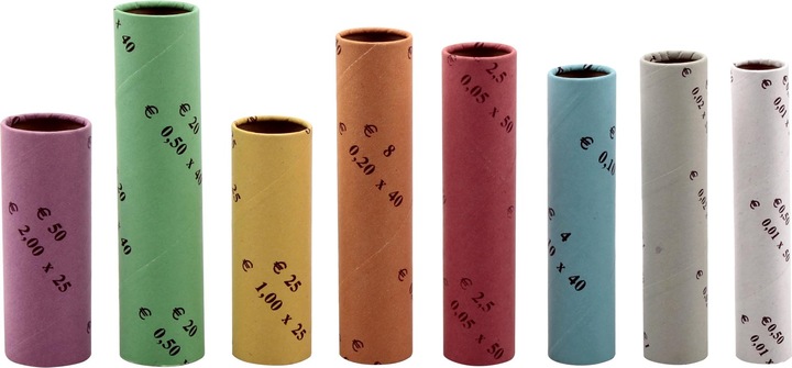 Betec Rollpapier für Münzen 3701 (10 x)