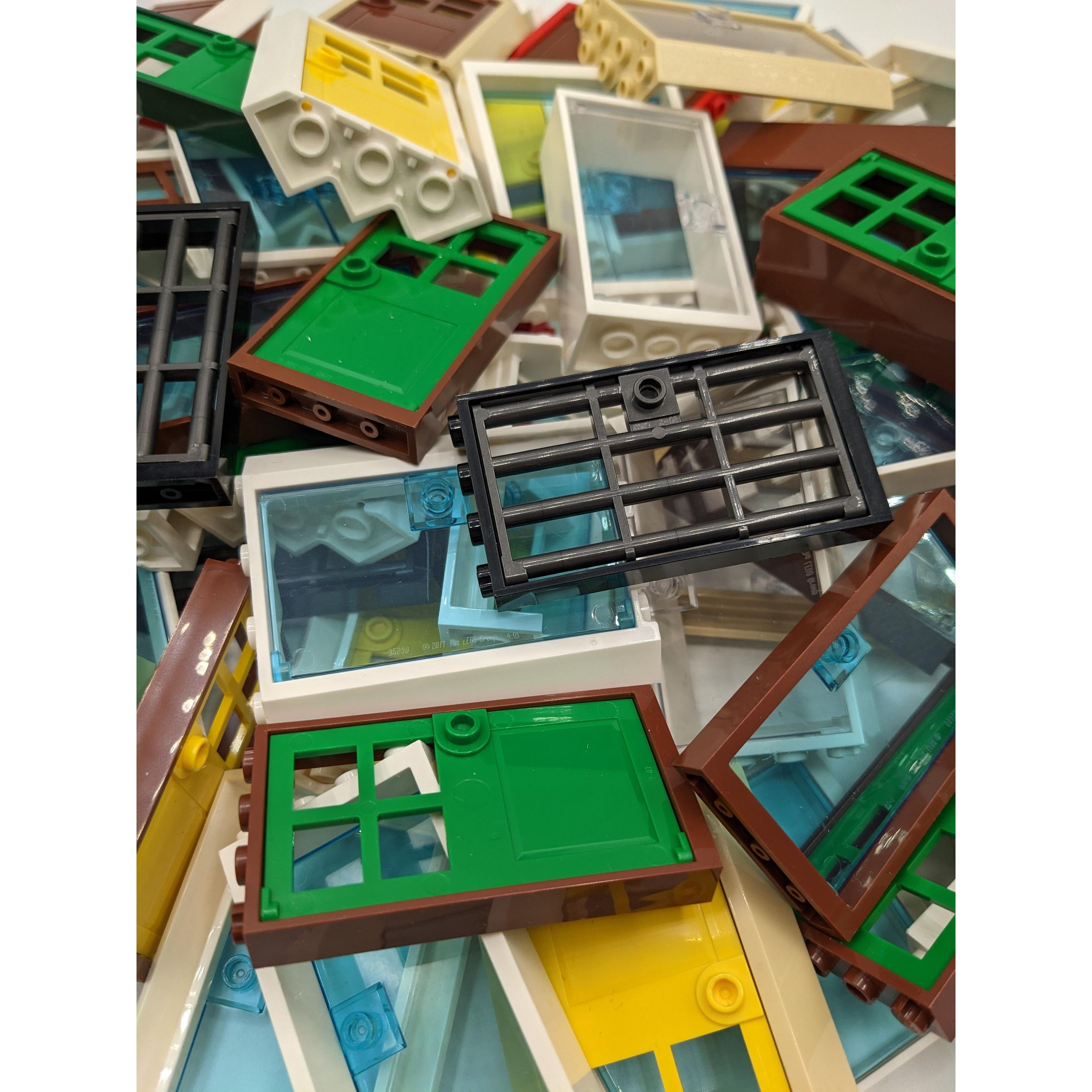 LEGO Türen gemischt - 40 Stück - Haus, Gebäude, Stadt, City - NEU (LEGO Zubehör)