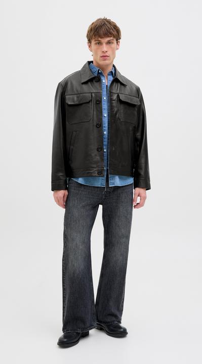 Actual product image Jack & Jones Lederjacke Lederjacke (L)