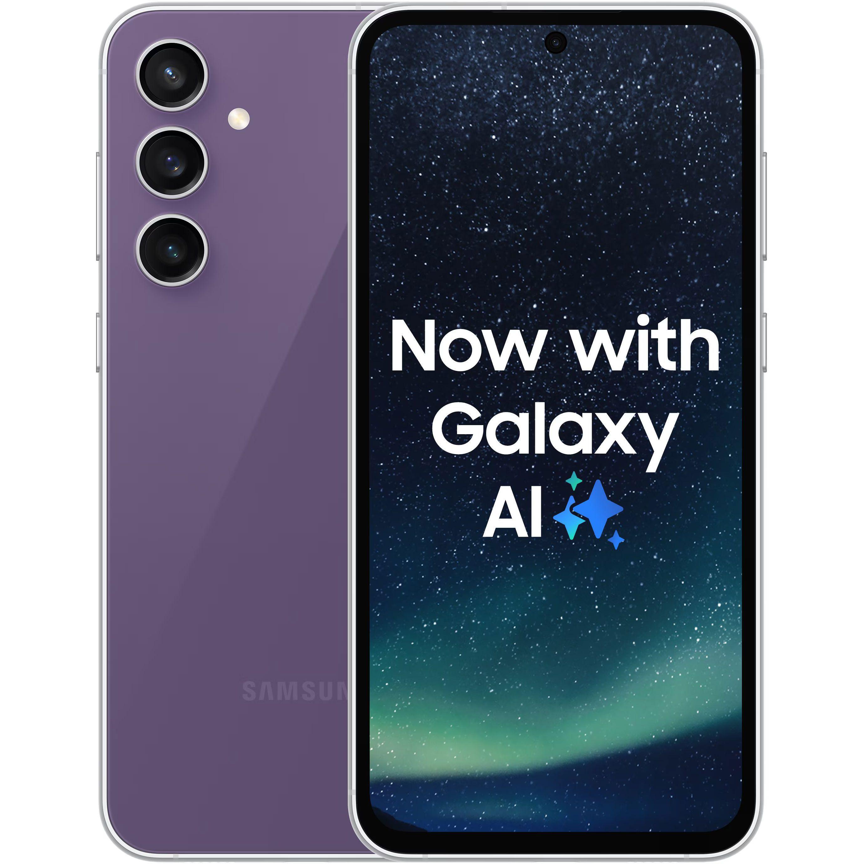Samsung Galaxy S23 FE (128 GB, Purple, 6.40", Hybrid Dual SIM, 5G), Smartphone, Violett