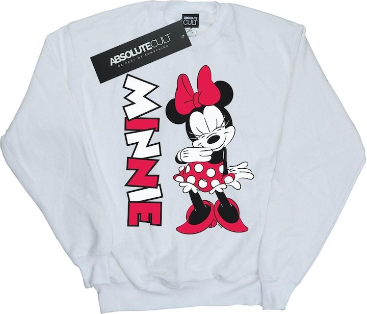 Actual product image Disney Mens Minnie Mouse Giggling Sweatshirt (M)