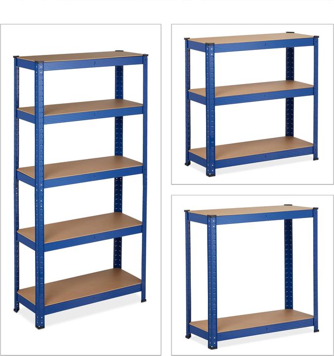Actual product image Relaxdays Heavy duty shelf