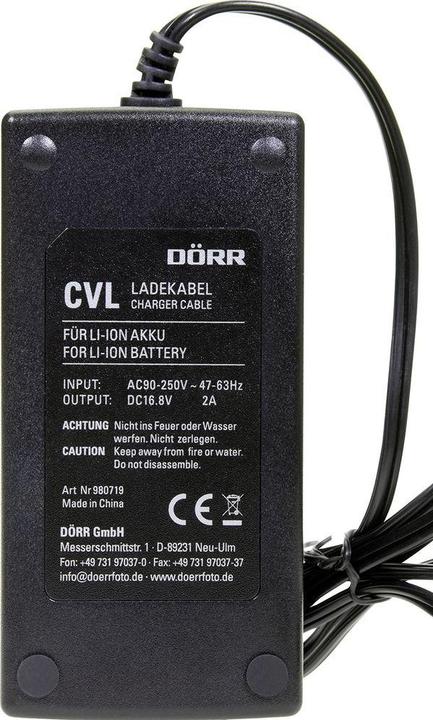 Immagine prodotto Dörr Cavo di ricarica per CVL-65/98 (Parti di ricambio per il flash)