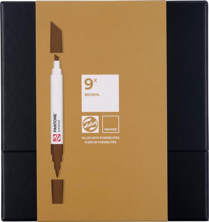 Talens Pantone Marker 9x Set Brown, Strichstärke: Keine Angabe (9x)