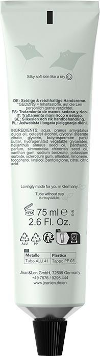 Actual product image Jean & Len Hand Treatment Rosemary/Ginger, 75 ml (75 ml)