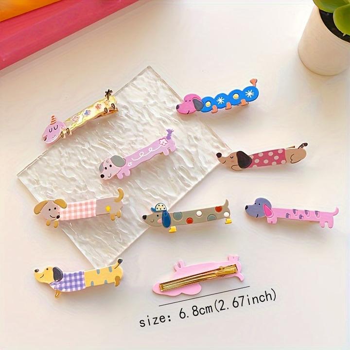 Produktbild Activity Board 3pcs Cartoon Acryl Welpe Haar Clip Set, süsse kleine Tier Haar Zubehör (3 Stk.)