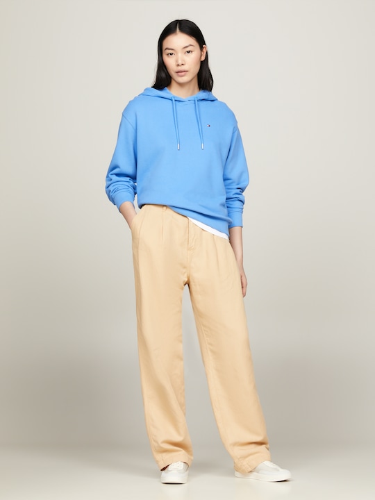 Immagine prodotto Tommy Hilfiger Maglia con cappuccio con bandiera del Regno per le donne sul petto (XS)
