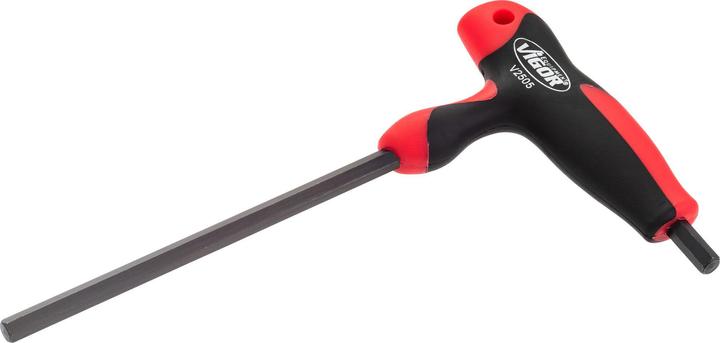 Produktbild Vigor Sechskant T-Griff Schraubendreher ∙ V2505 ∙ Innen Sechskant Profil ∙ 5 mm (Innensechskant)