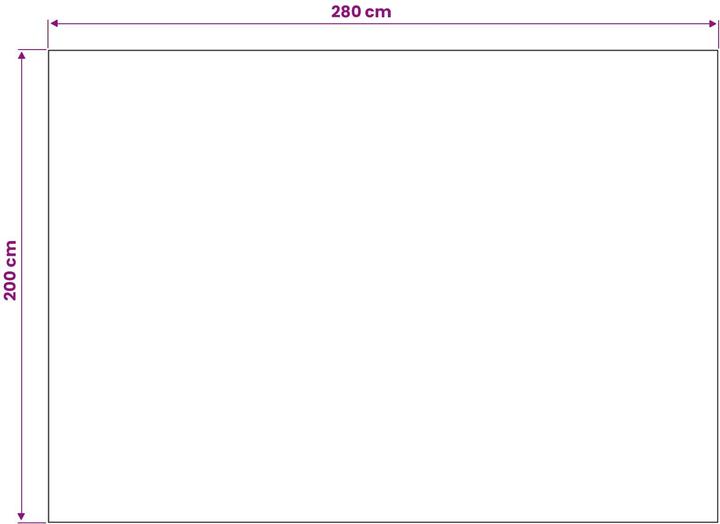 Actual product image vidaXL Moderner Teppich (280 x 200 cm)