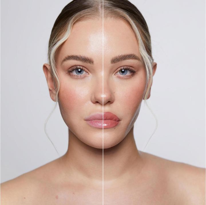 Actual product image Fleeky Plumpy Lip Gloss - Moisturising care with volume effect (Rose nude)