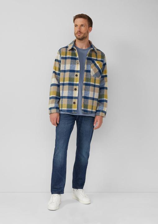 Produktbild s.Oliver T-Shirt Softes Longsleeve mit Crew Neck und Logo-Patch (L)