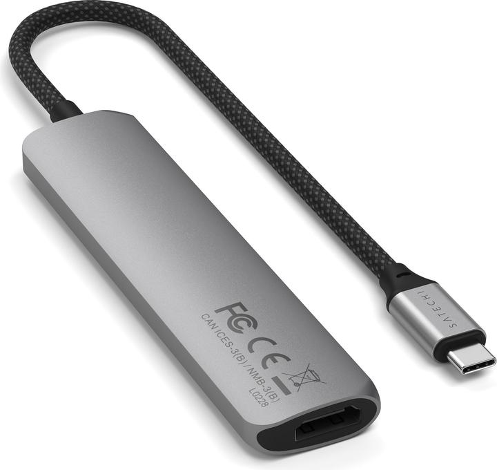 Satechi Slim 6 Multiport Hub Space Grey (USB-C, 6 Ports)