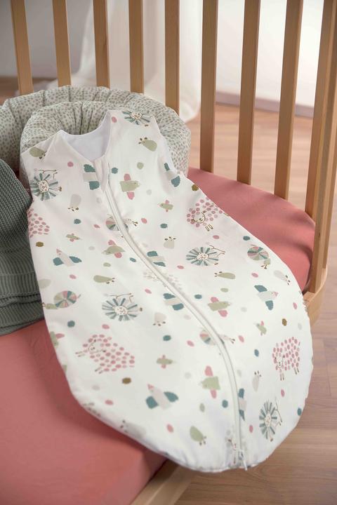 Produktbild Odenwälder Baby-Sommerschlafsack unwattiert Wildlife Green Gr. 90 (90 cm, 0.5 TOG, Sommer)