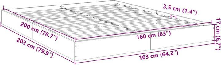 Actual product image vidaXL Kees (160 x 200 cm)