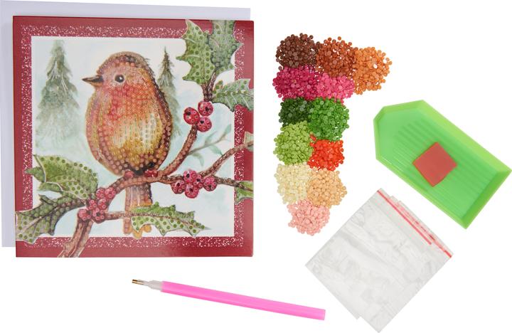 Image du produit Diamonds Cards Set de cartes "Diamonds", rouge-gorge (1 pcs)
