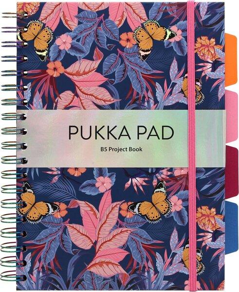 Pukka Fun Pukka Bloom B5 Hardcover Organiserbook liniert 100 Blatt (B5, DIN B5, Lined, Hardcover)
