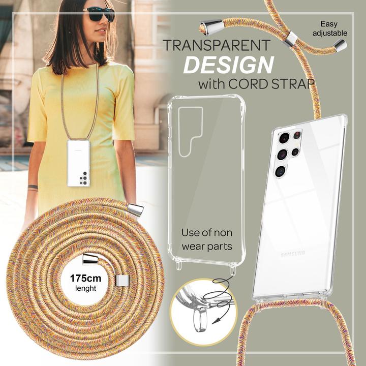 Immagine prodotto Nalia Copertura ibrida trasparente con catena da appendere al collo