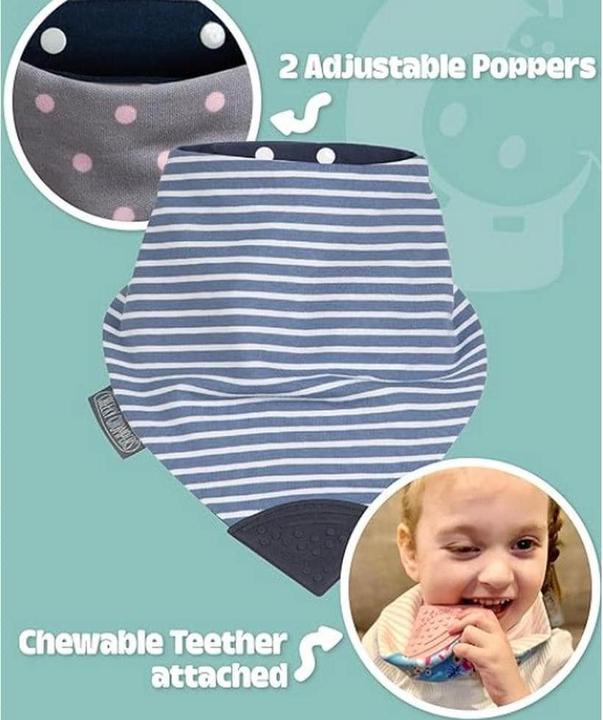 Produktbild Cheeky Chompers Medium Neckerchew Navy (4 Monate)