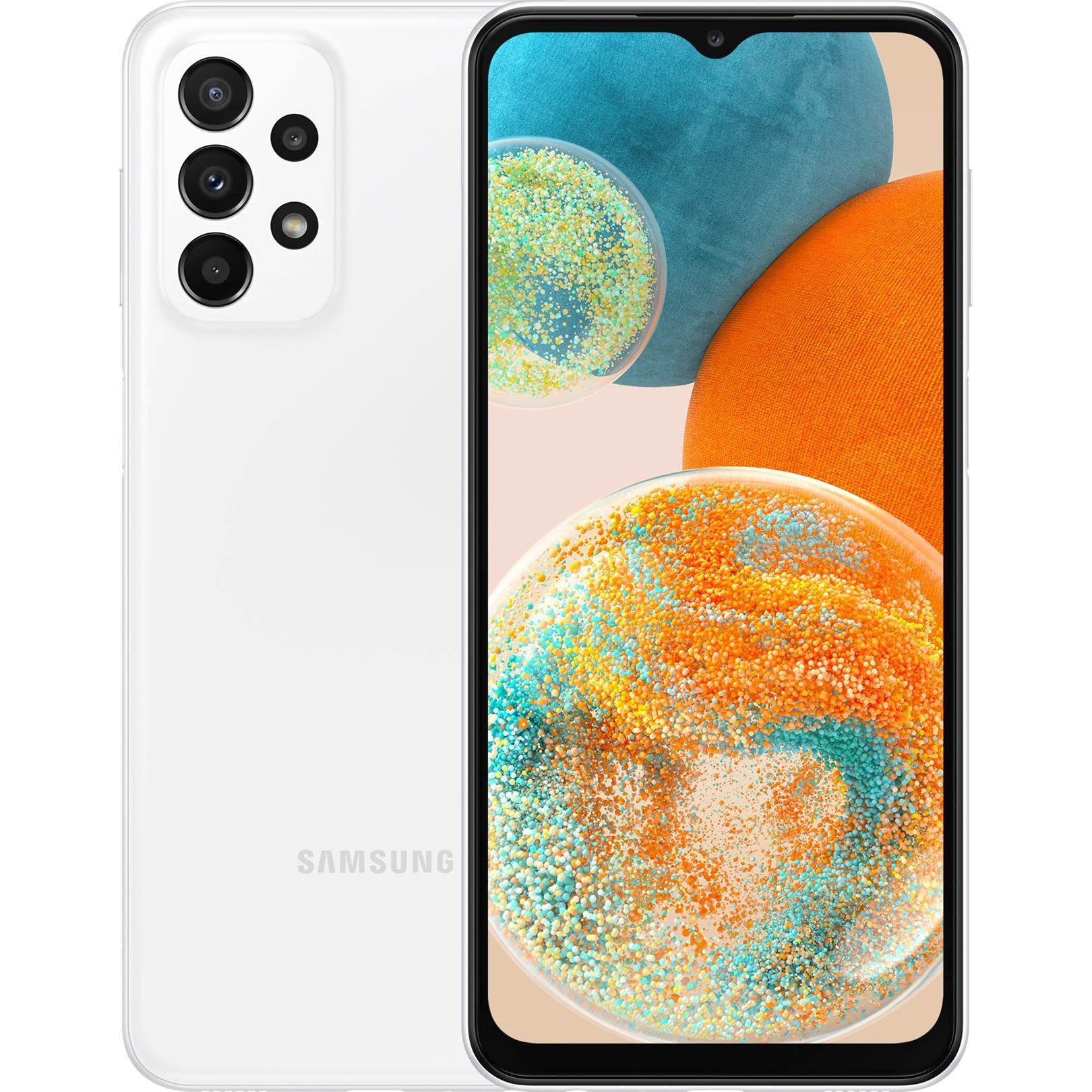 Samsung Galaxy A23 5G (128 GB, White, 6.60", Dual SIM, 50 Mpx, 5G), Smartphone, Weiss
