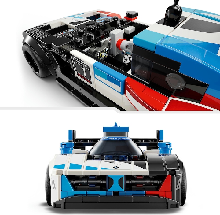 Actual product image LEGO BMW M4 GT3 & BMW M Hybrid V8 racing car (76922, LEGO Speed Champions)