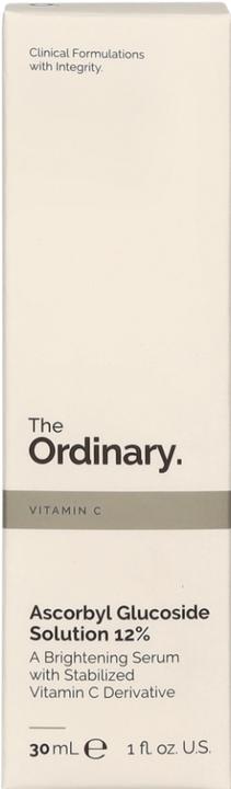 Productafbeelding The Ordinary Original Ascorbyl Glucoside Solution 12% 30ml Vitamine C Serum tegen tekenen van veroudering (30 ml)