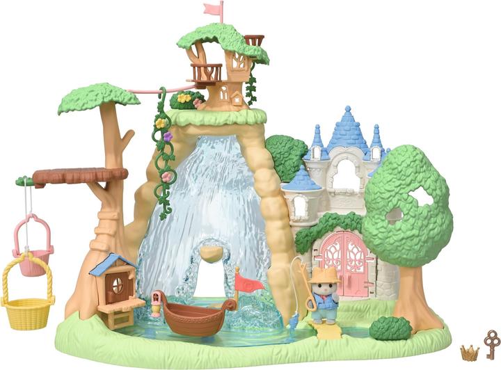 Actual product image Sylvanian Families Waterfall adventure playground