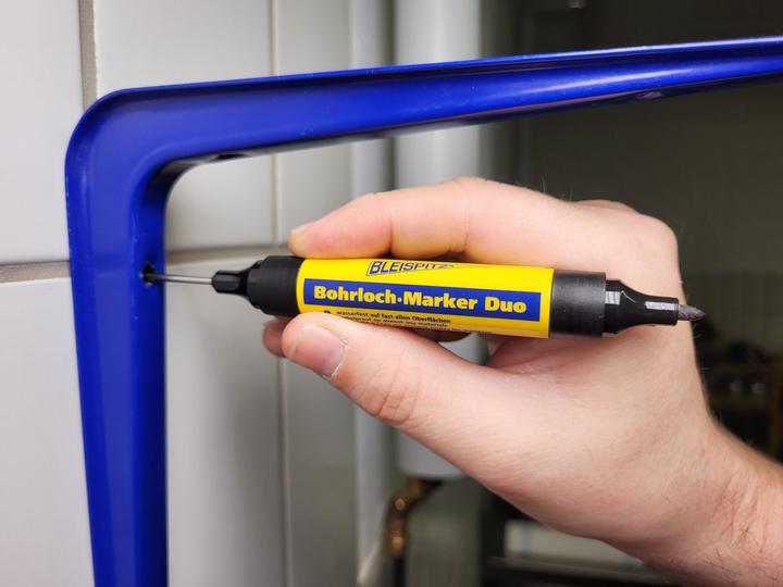 Produktbild Bleispitz Bohrloch-Marker Duo, 2-in-1 mit Edelstahlspitze & Rundspitze 1,53 mm (1x)
