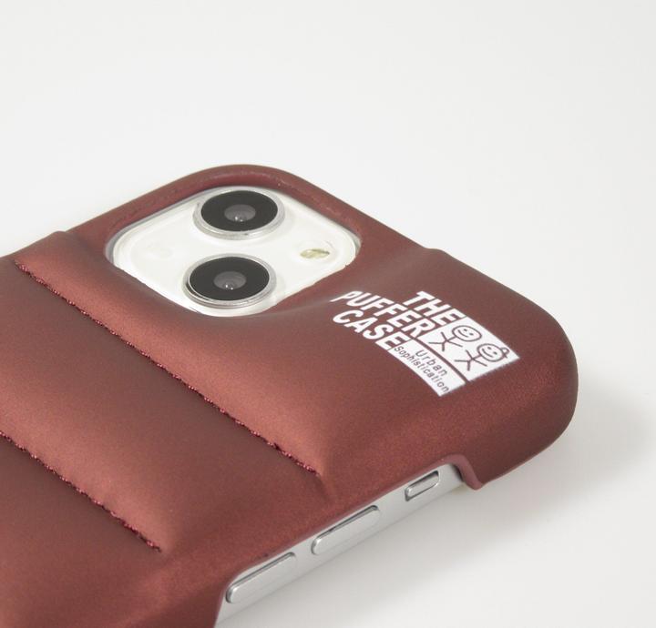 Produktbild PhoneLook Hülle 3D stylische Daunenjacke Design mit Ziernaht Braun (Apple iPhone 13 Pro)