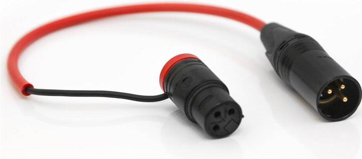 Actual product image Rycote XLR-3m to Lightweight 90° XLR-3f Cable, 260mm