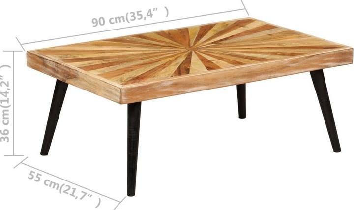 Image du produit vidaXL Couchtisch (90 x 90 x 36 cm)