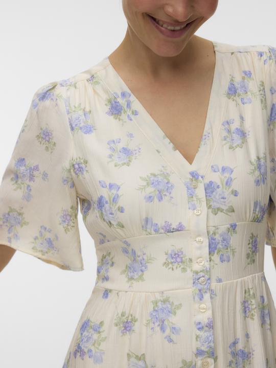 Image du produit Vero Moda VMBELLA Langes Kleid Gesmoktes Kleid (S)