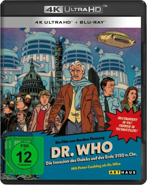 Image du produit Dr Who : L'invasion des Daleks sur Terre en 2150 après J.-C. -4K Ultra HD+BR (Blu-ray 4k, Blu-ray, Allemand, Français, Anglais)