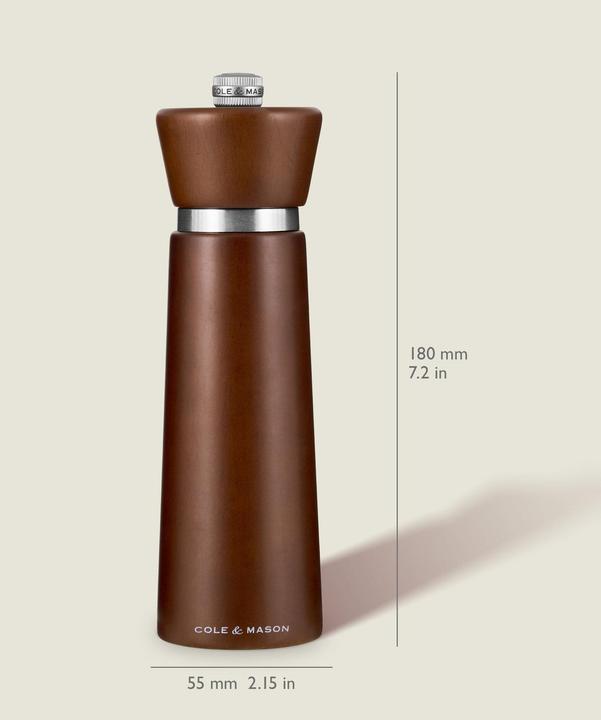 Produktbild Cole & Mason Pfeffermühle Millbank Kastanie 18x5.5x5.5 cm (Pfeffer, Salz)