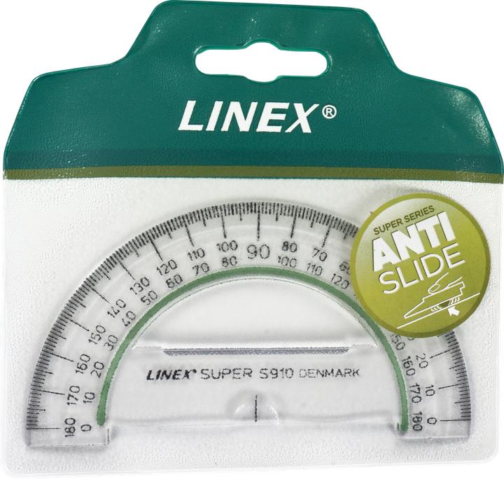 Produktbild Linex Winkelmesser 100 mm Super Serie glasklares Acryl (10 cm)