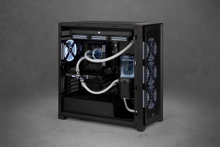 Actual product image Corsair Tubing (soft), XT Softline Mesh White (3m 10/13mm ID/OD) (3 m, Plastic)